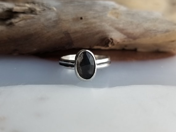 Moonstone Obsidian Ring | Engagement rings affordable, Unconventional  engagement rings, Traditional engagement rings
