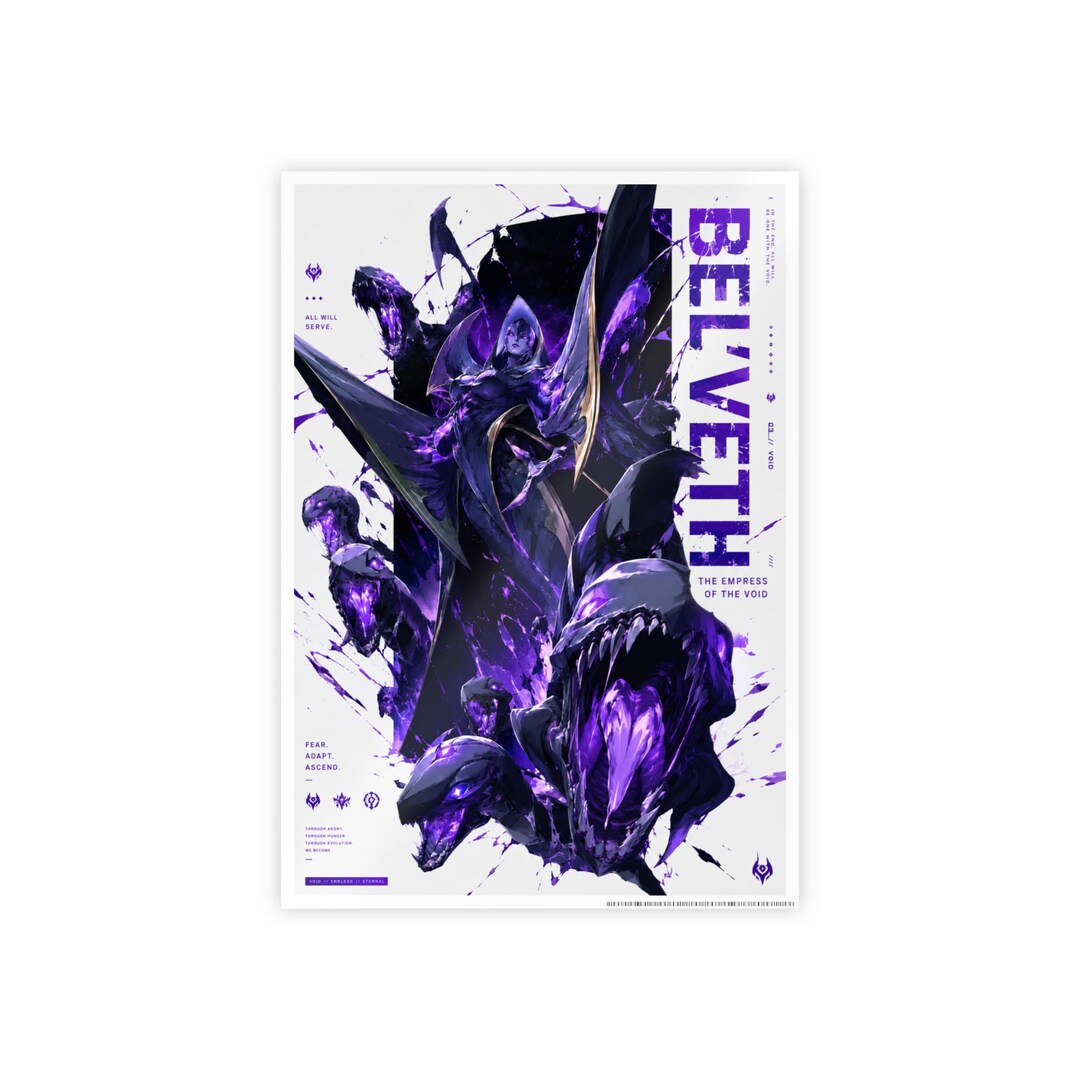 Belveth League of Legends Splash Art Poster | Gloss Poster - Etsy