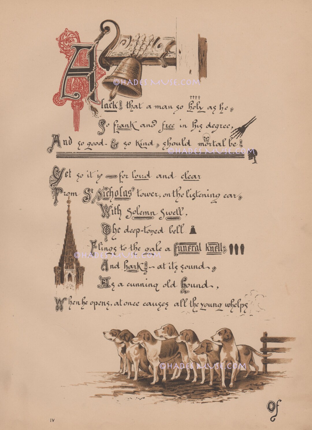 Funeral Knellhound Etsy