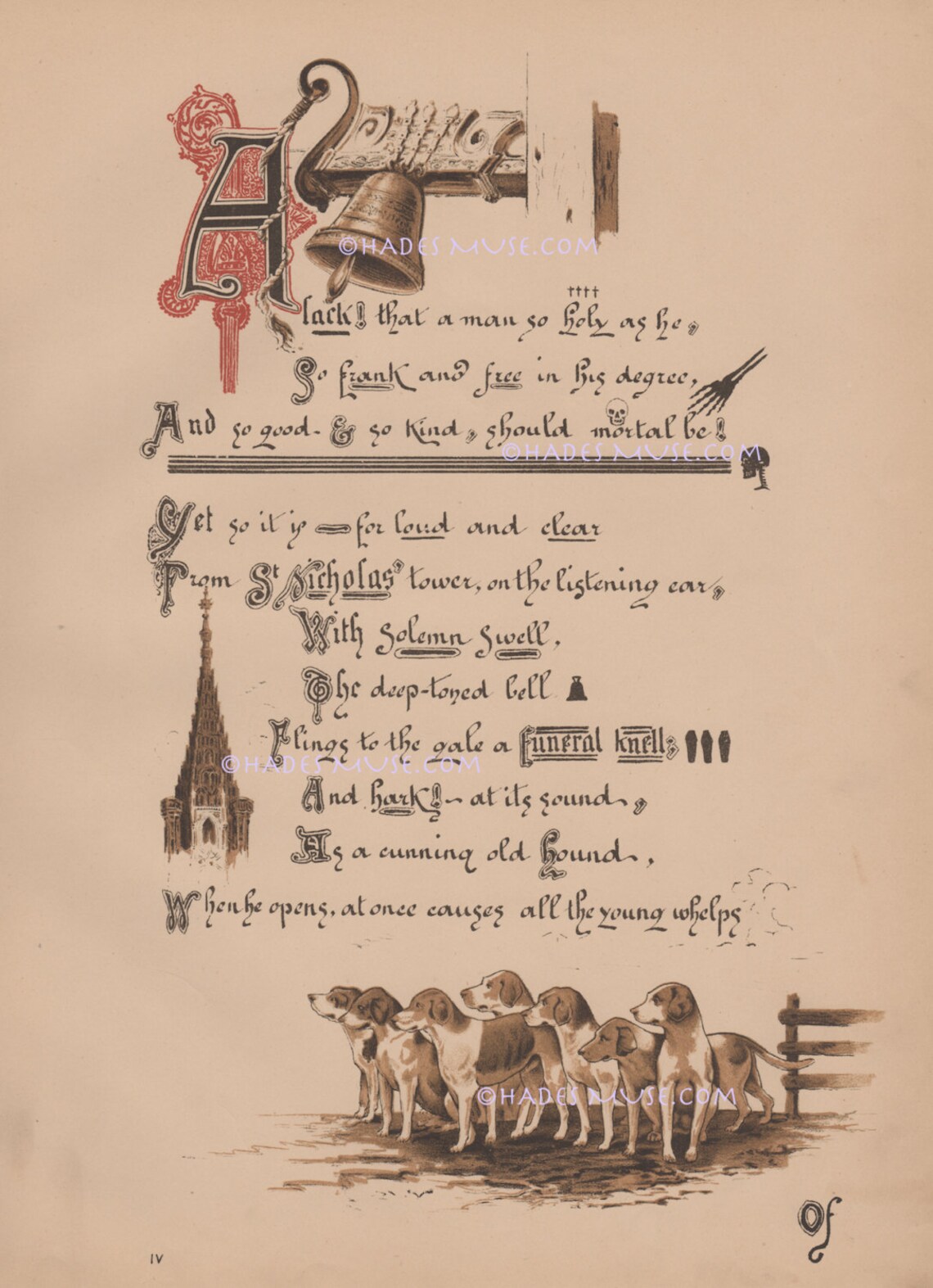 Funeral Knellhound Etsy