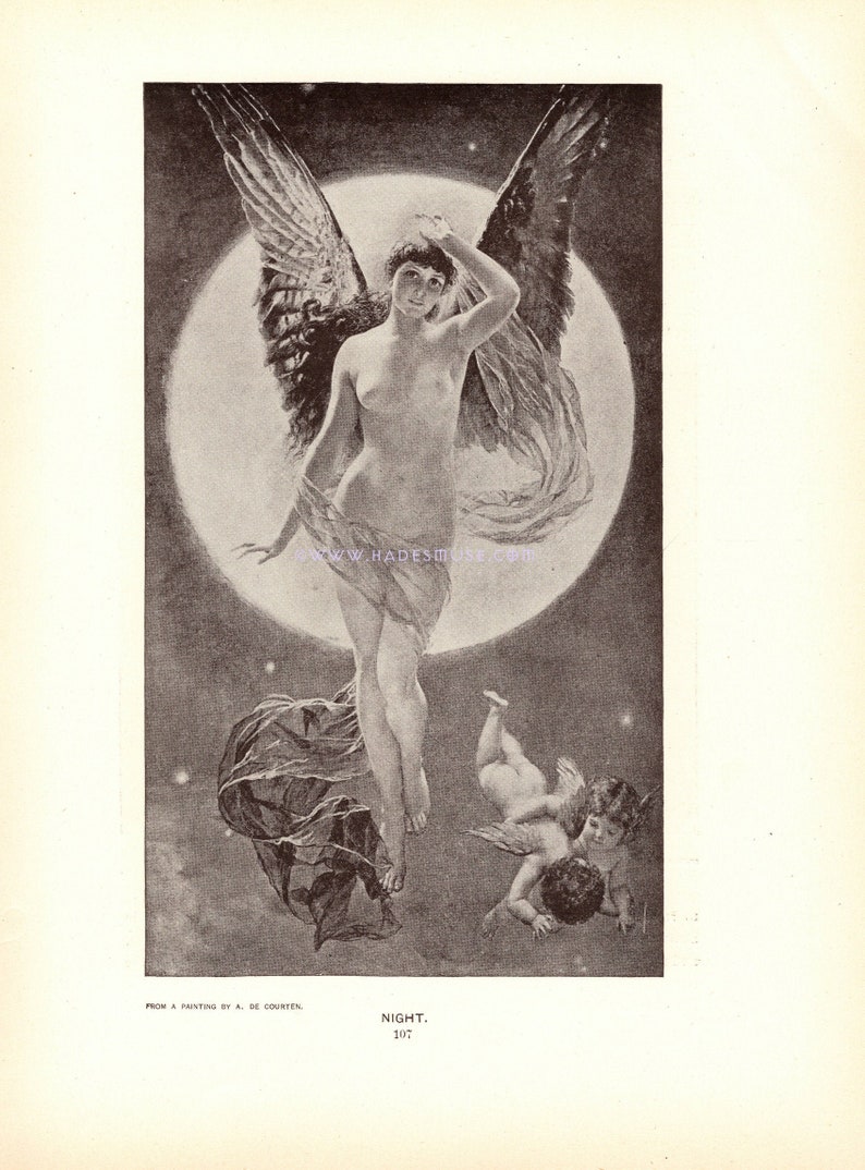 Woman IS Night-Full Moon-Goddess-Magic-Fantasy-1902 Old image 0