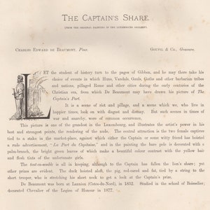 1883 Nude Female Captives-captain's Share-pillage-soldiers-celebration