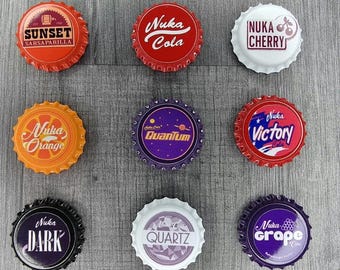 ヌカコーラのボトルキャップ各種 - Fallout - Etsy 日本
