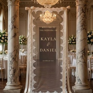 May include: A handmade wooden sign displaying the word "Welcome" in a whimsical font. It has a distressed white background and a dark stained wooden frame. The sign measures approximately 30 cm wide and 15 cm tall.