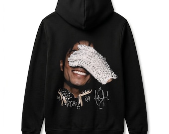 Michael Jackson Glove Hoodie, King of Pop Music Hoodie, Cotton Unisex