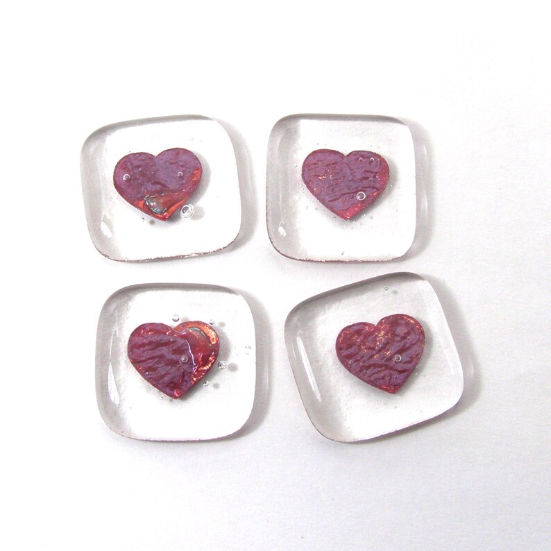 Thank You Pocket Heart Fused Glass Pocket Hug With Etsy UK