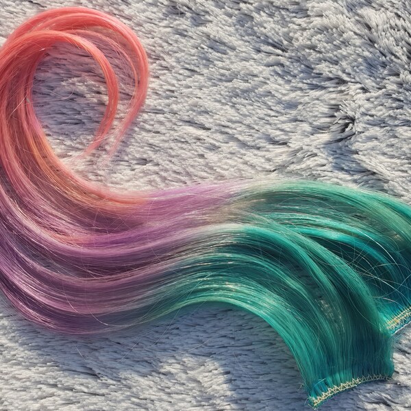 Mermaid Hair Extensions Etsy