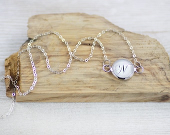 Personalized Initial Sterling Silver Jewelry Necklace