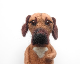 Custom needle felted dog or cat figure, Felt dog portrait, Wool dog sculpture, Personalised dog lover gift, Dogs breeds made