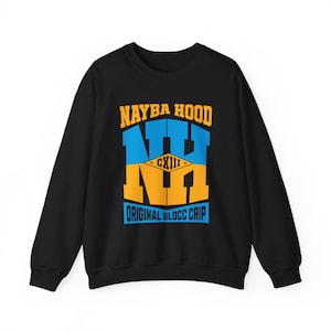 Original Blocc Crip Sweatshirt, 113 Nayba Hood (Men's Regular Fit) Black