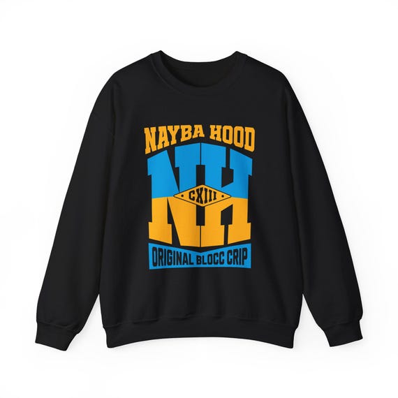 Original Blocc Crip Sweatshirt, 113 Nayba Hood (Men's Regular Fit)
