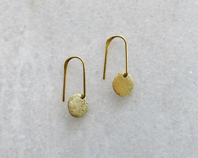 Plain Brass Earrings