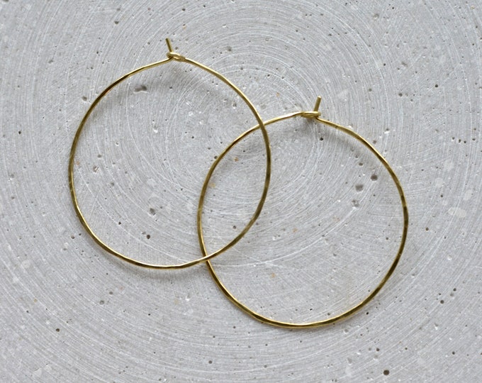 Plain Brass Earrings