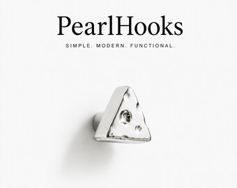 Silver Ceramic Wall Hook | Luxury Cheese-Inspired Coat Hook | Scandinavian Minimalist Wall Hanger | Decorative Bathroom & Entryway Hook
