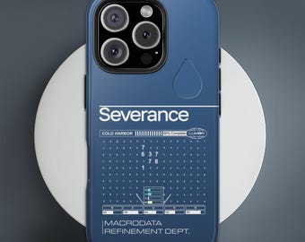 Severance TV Series Phone Case: Lumon Industries Corporate Blue