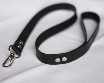 Handmade genuine leather leash, Pet play, personalisation available