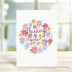 Printable Card Set Thinking of You | Instant Download