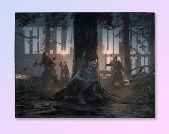 The Last of Us 2 fleece blanket, throw, bedding decor, wall tapestry