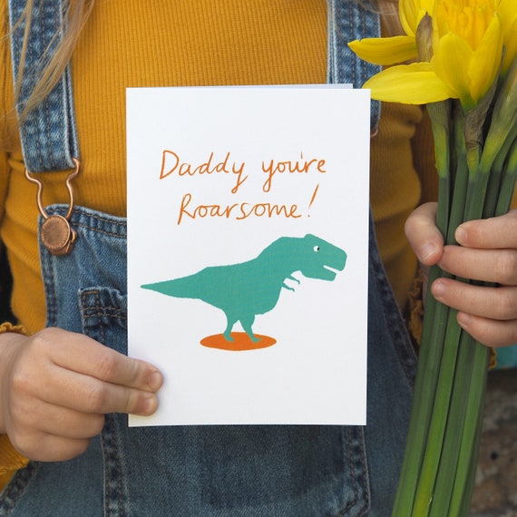 You're Roarsome!  Dinosaur cards, Cards handmade, Original card