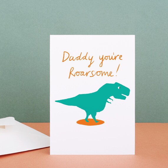 Daddy You're Roarsome Card