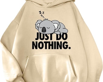 New Handmade Streetwear Cotton Beluga Light Brown Hoodie, Gift for him