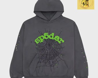 New Streetwear Graphic Pullover Hoodie Grijs Groen, Gothic Urban Unisex Hoodie Cadeau voor haar