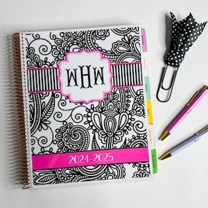 2025-2026 Daily Planner, Personalized Custom Calendar, Monthly Planner, 12 Month Calendar, Daily Agenda