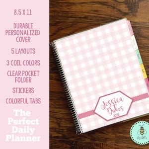 2025- 2026 Customizable Planner, Daily Planner,  Life Organizer, Monthly Calendar, 2026