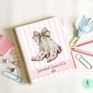 2025-2026 Daily Planner, Personalized Daily Planner, Custom Daily Calendar, 2026 Monthly Planner, 12 Month Plan