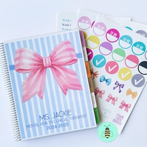 2025 - 2026 Daily Planner, 2026 Printed Daily Planner,  Custom Day Planner, Coquette Monthly Calendar, Calendar