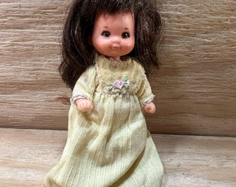 Rare 1976 Mattel Rosebud "Baby Gold Star" Miniature Doll - Vintage HTF