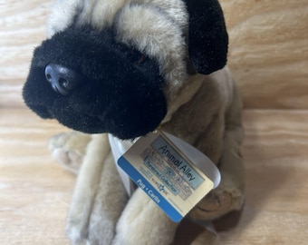 Vintage Animal Alley Pug Carlin Stuffed Animal - NWT Toys R Us Exclusive