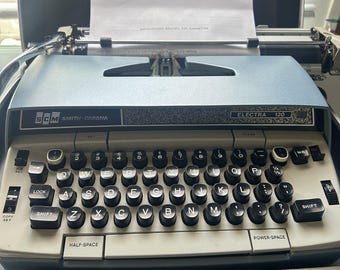 Vintage Smith-Corona Electra 120 Electric Typewriter w/ Case - Tested, Works