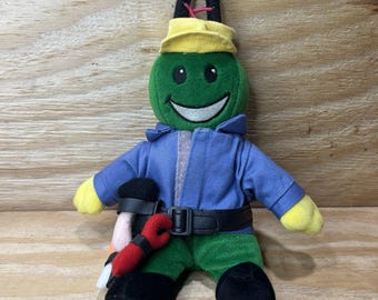 Zurich Insurance ZETA Plush Mascot 10 Stuffed Toy Mechanic Tool Belt Alien Bug