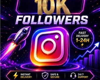 10K Instagram Followers | Instagram Growth Service | Maximize Your Profile Visibility | Fast Delivery | Expand Your Social Reach