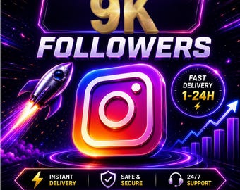 9K Instagram Followers | Instagram Growth Service | Enhance Your Online Presence | Fast Delivery | Expand Your Audience Reach