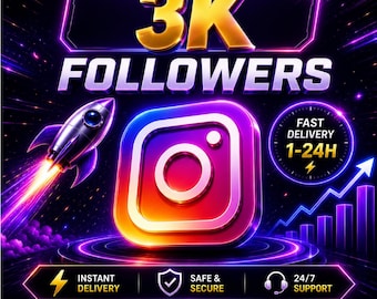 3K Instagram Followers | Instagram Growth Service | Boost Profile Visibility | Fast Delivery | Social Media Growth