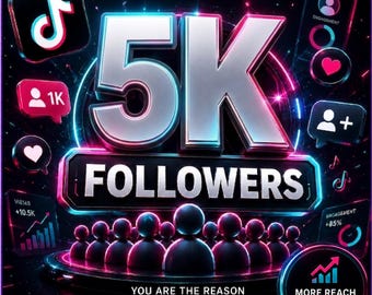 Get over 5,000 real TikTok followers | Quick and reliable delivery | Boost your TikTok profile fast | Permanent, safe, and guara