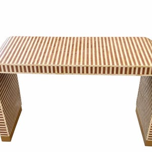 Knochen Intarsien Konsole - Konsolentisch - Schreibtisch - Arbeitstisch - Konsole - Eingangsbereich Konsole - Inlay Konsole in modernem Design