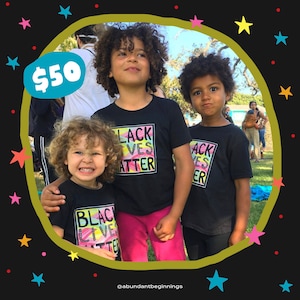 BLM Tshirt zur Unterstützung Forest Freedom School! (Vorbestellung)