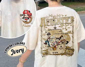 Vintage Pirates Mickey Shirt, Mickey & Friends Pirate Family Shirts, Yo Ho Pirate Life Tee, Caribbean Cruise Trip Tee, Matching Vacation Tee