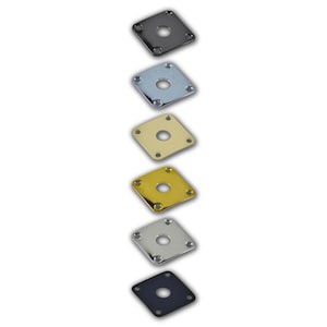 Advanced Plating Input Jack Plate (Square) - Fits Gibson® Les Paul®