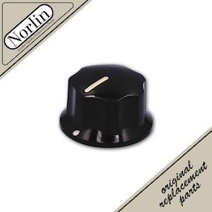 Norlin Vintage Historic Bakelite Small Relic Control Knob for Fender® Bass Guitars (Multi-Fit)