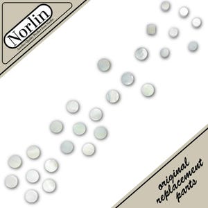 Norlin Mother of Pearl Side Position Dots & Inlays for Guitar (10-Pack)