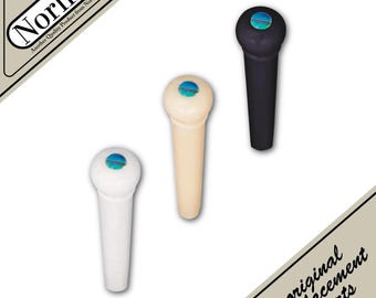 Norlin Abalone Bridge Pins for Gibson® Acoustic Guitars (6-Pack)