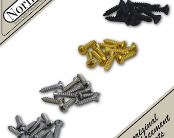 Norlin Large Pickguard Screws for Fender® & Squire® Guitars (10-Pack)