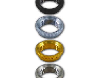Advanced Plating 3-Way Toggle Switch Nut (Deep/Fine Knurl) - Fits Gibson®