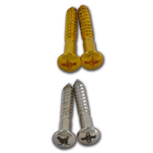 Advanced Plating End Pin Strap Button Screws - Fits Gibson®