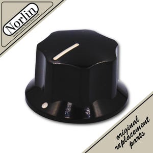 Norlin Vintage Historic Bakelite Large Relic Control Knob for Fender® Bass Guitars (Multi-Fit)