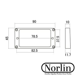 Humbucker Pickup Tapered Mounting Ring (Relic Light Cream) for Gibson® Guitars - Randy's LLC